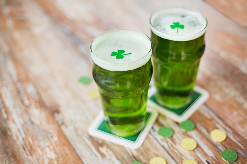 фото ирландского зеленого пива