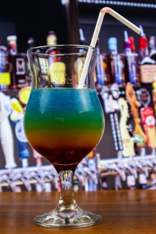 фото коктейля радуга