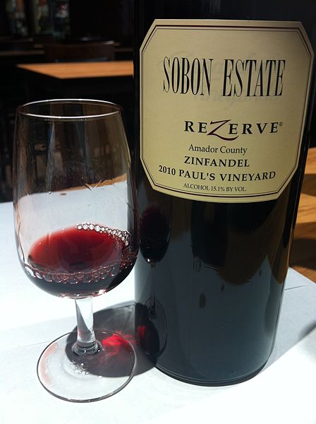 красное вино Зинфандель