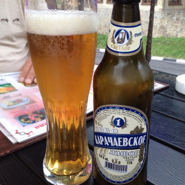 фото пива Карачаевское в бокале